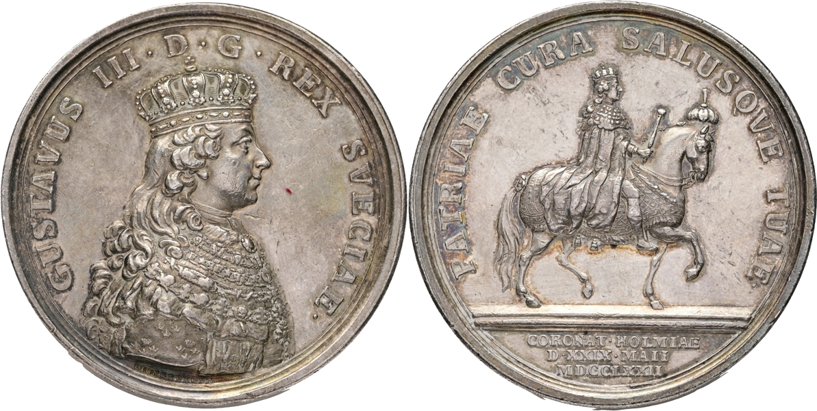 GUSTAV III (1771-1792). Kungens kröning