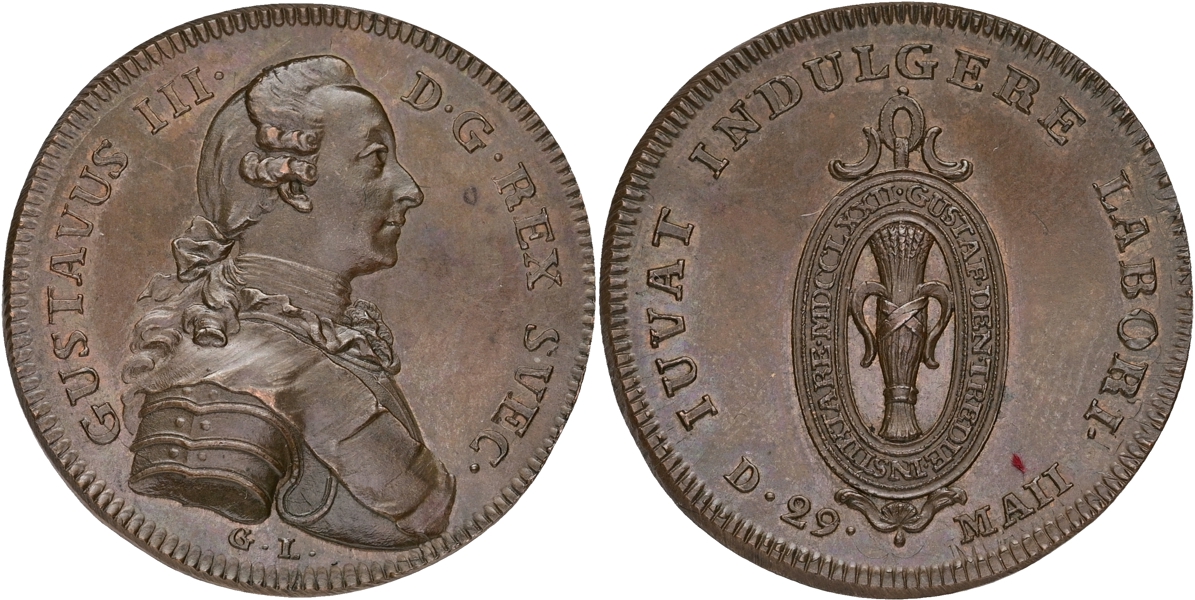 GUSTAV III (1771-1792). Kungen instiftar Vasaorden