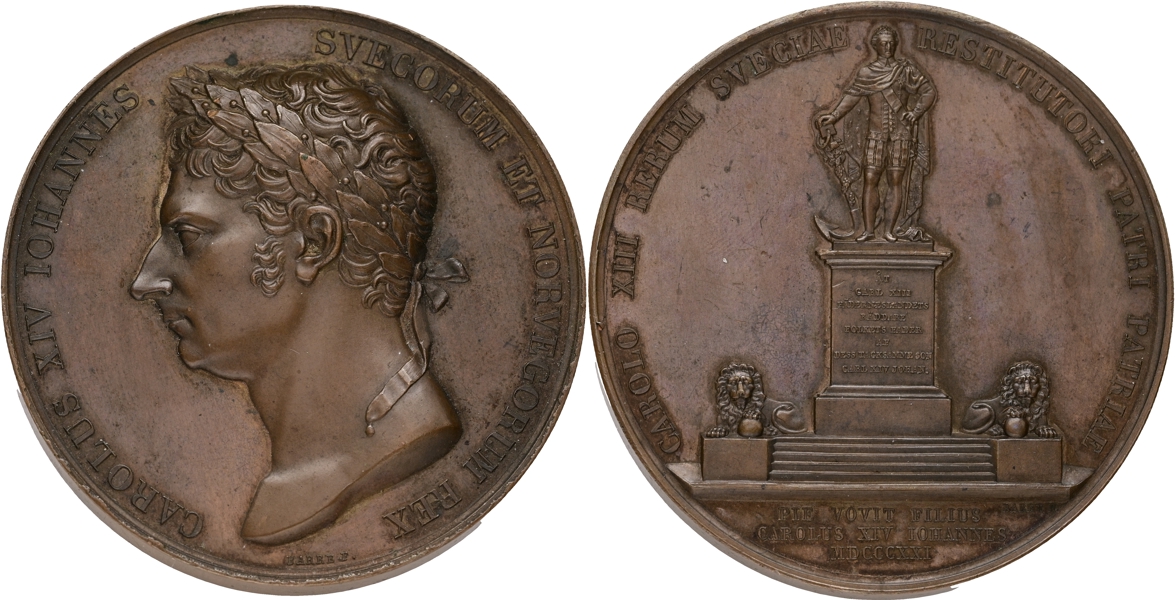 KARL XIV JOHAN (1818-1844). Avtäckandet av Karl XIII:s bildstod