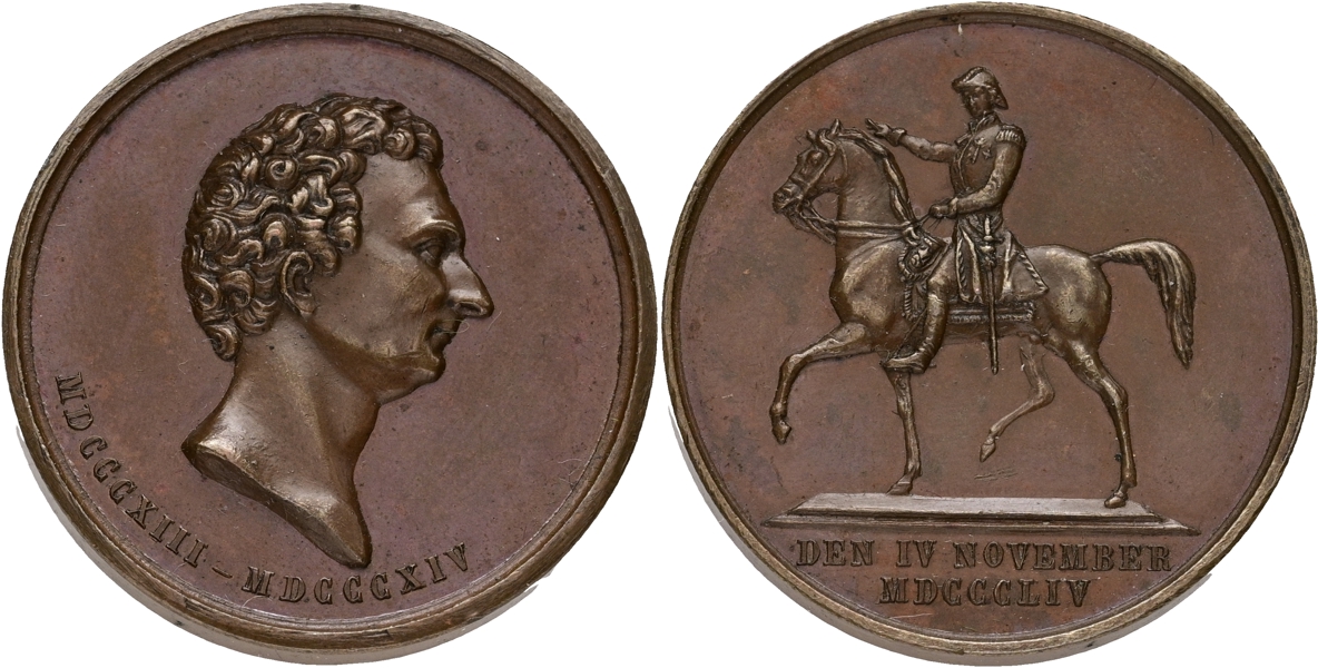 KARL XIV JOHAN (1818-1844). Kungens bildstods avtäckning