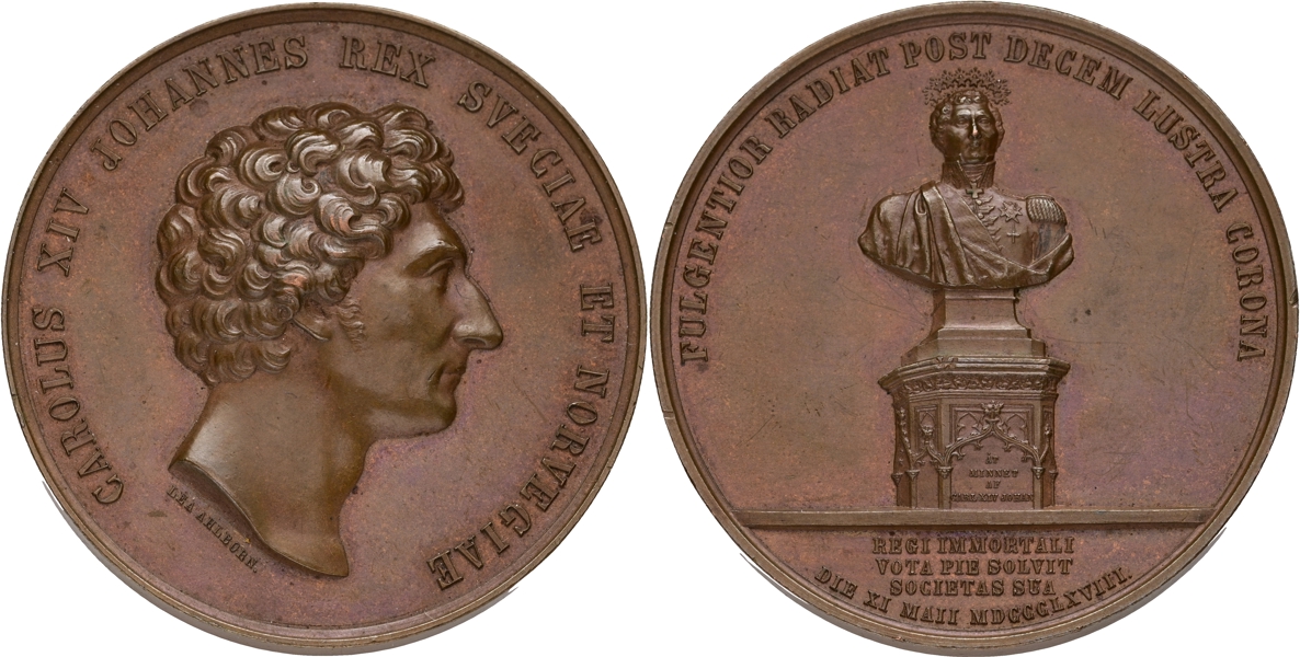 KARL XIV JOHAN (1818-1844). Kungens landstigning på svensk jord