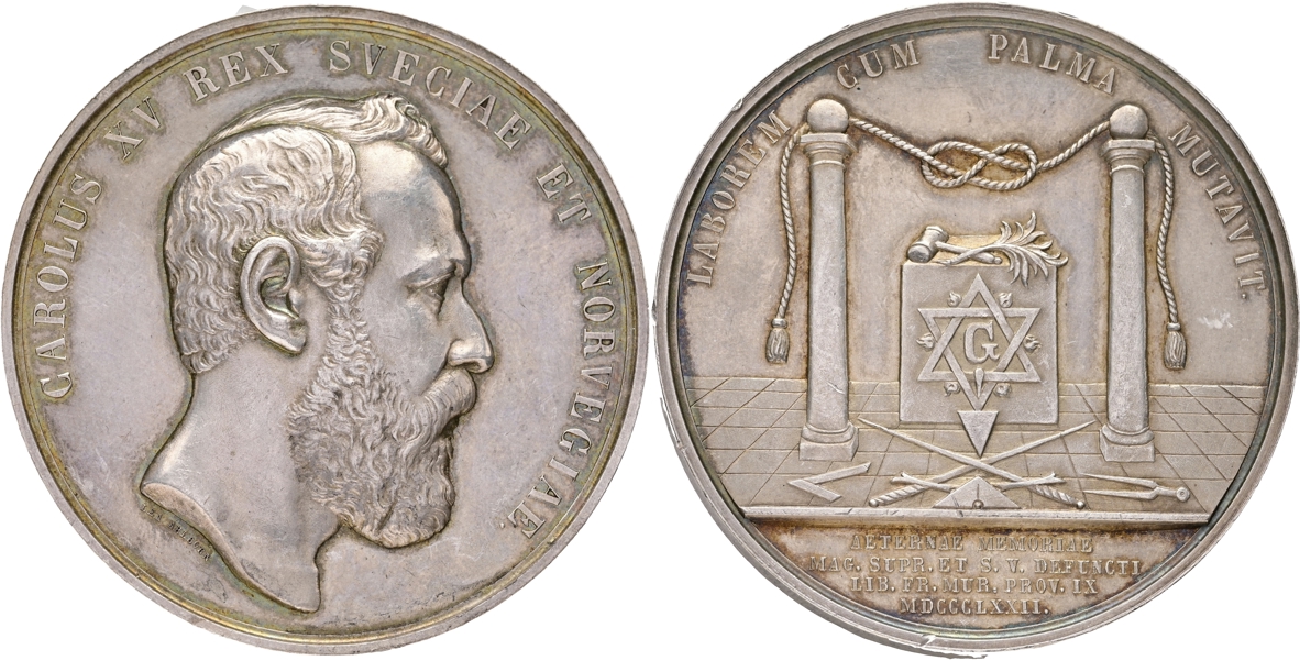 KARL XV (1859-1872). Kungens död och begravning