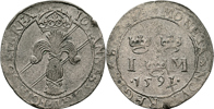 JOHAN III (1568-1592). Mark 1591