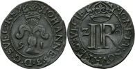JOHAN III (1568-1592). 2 öre 1591