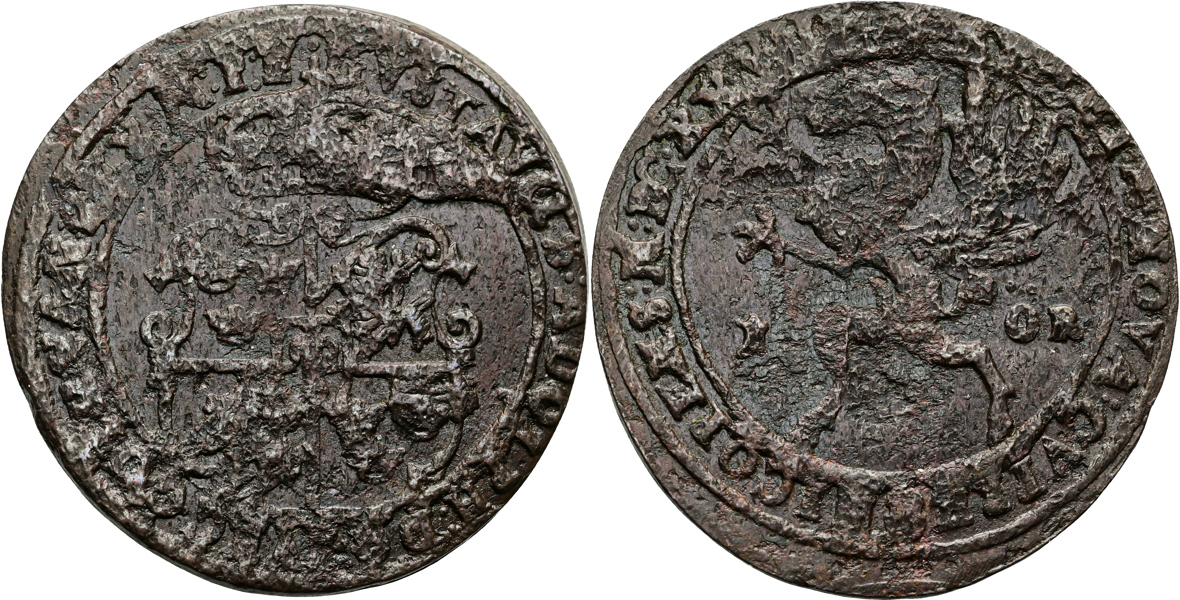 GUSTAV II ADOLF (1611-1632). Öre 1627