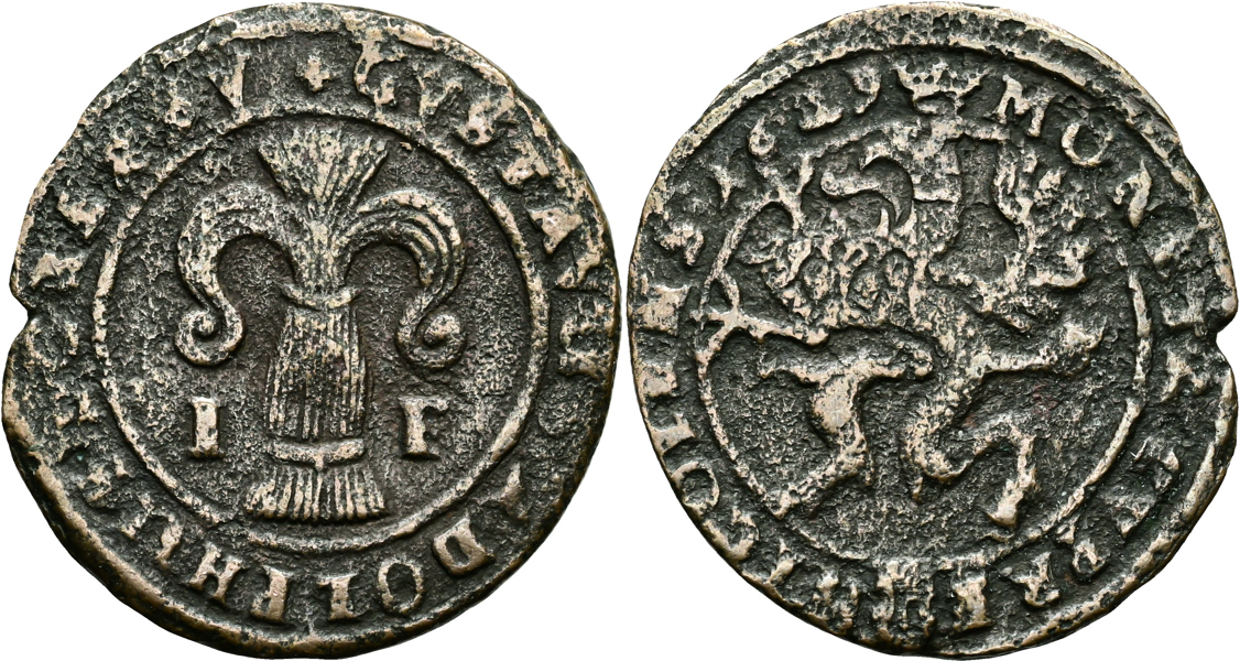 GUSTAV II ADOLF (1611-1632). Fyrk 1629