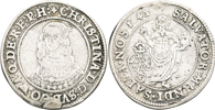 KRISTINA (1632-1654). 1/4 riksdaler 1643