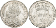 KARL XI (1660-1697). 4 mark 1695