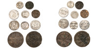 KARL XI (1660-1697). Lot of 10