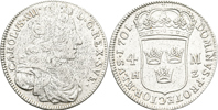 KARL XII (1697-1718). 4 mark 1701