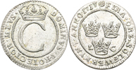 KARL XII (1697-1718). 4 öre 1717