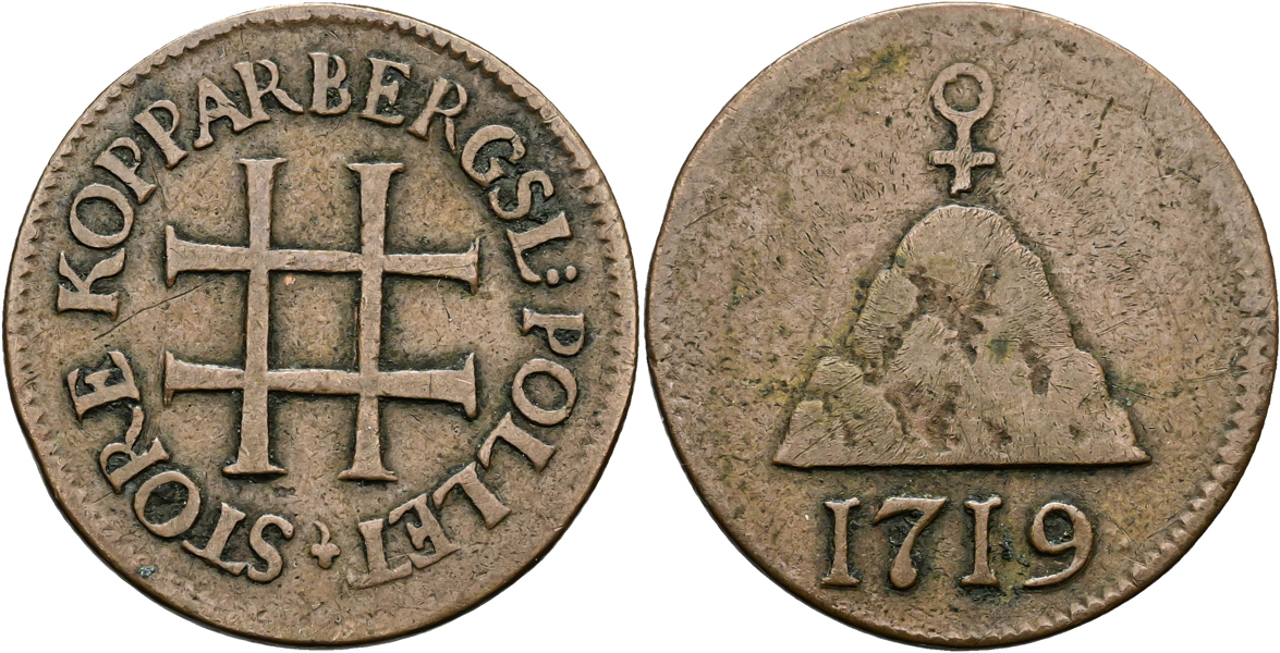 ULRIKA ELEONORA (1718-1720). 3 öre KM