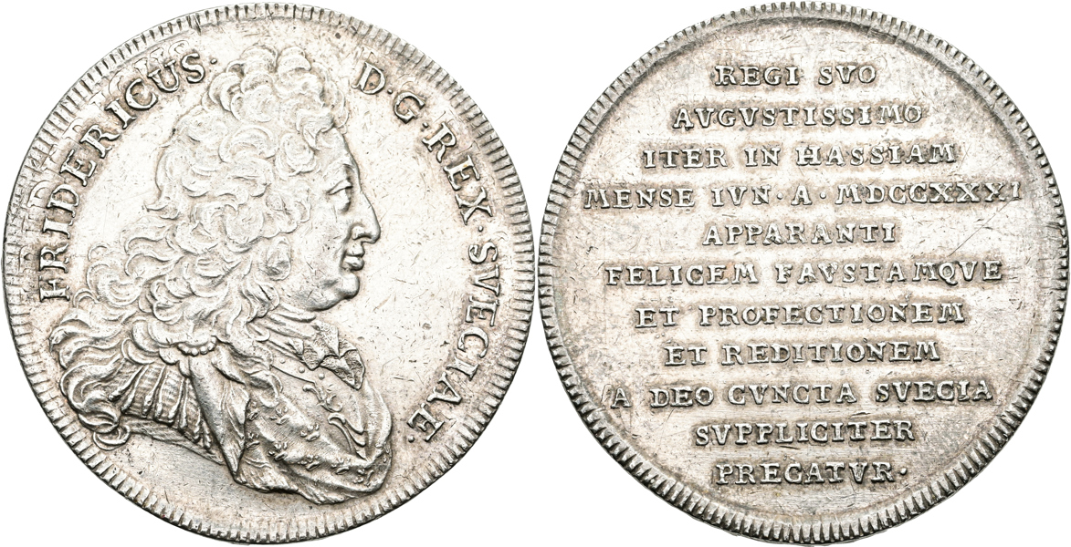 FREDRIK (1720-1751). Riksdaler 1731