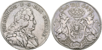 FREDRIK (1720-1751). Riksdaler 1743