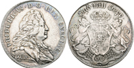 FREDRIK (1720-1751). Riksdaler 1744