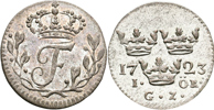 FREDRIK (1720-1751). Öre 1723