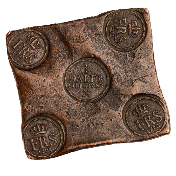 FREDRIK (1720-1751). Daler SM 1722