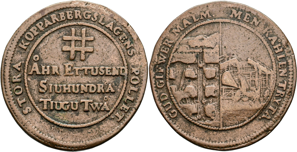 FREDRIK (1720-1751). 5 mark KM 1722