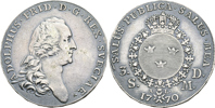 ADOLF FREDRIK (1751-1771). 3 daler SM (riksdaler) 1770