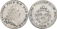 ADOLF FREDRIK (1751-1771). Daler SM 1770