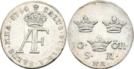 ADOLF FREDRIK (1751-1771). 10 öre 1754