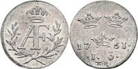 ADOLF FREDRIK (1751-1771). Öre 1761