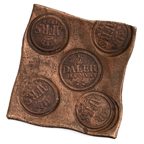 ADOLF FREDRIK (1751-1771).
1/2 daler SM 1756