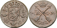 ADOLF FREDRIK (1751-1771). 2 öre SM 1764