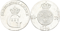 GUSTAV III (1771-1792). 1/12 riksdaler 1779
