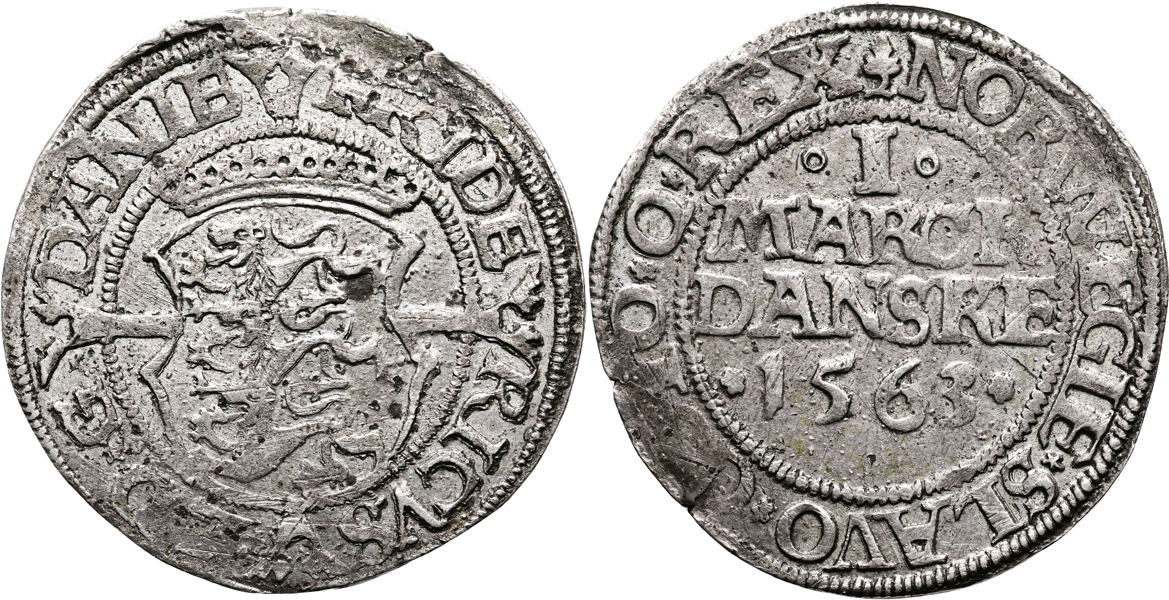 DANMARK/DENMARK. Mark 1563