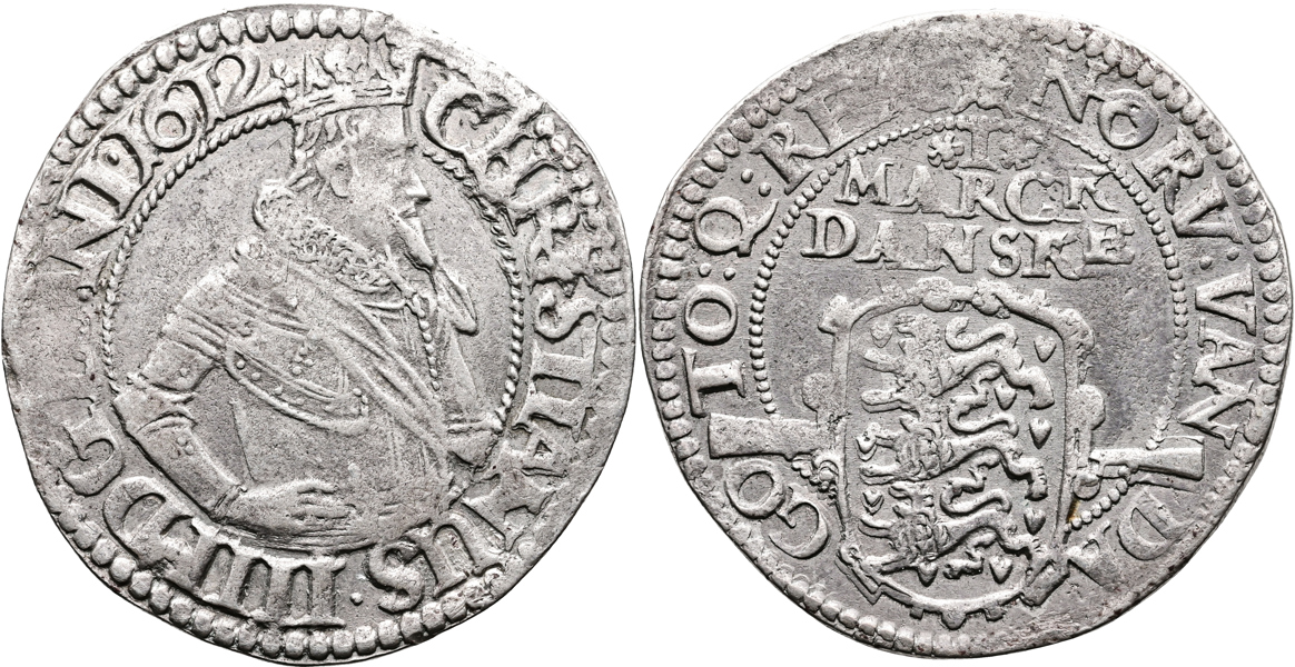 DANMARK/DENMARK. Mark 1612