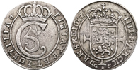 DANMARK/DENMARK. Krone 1682