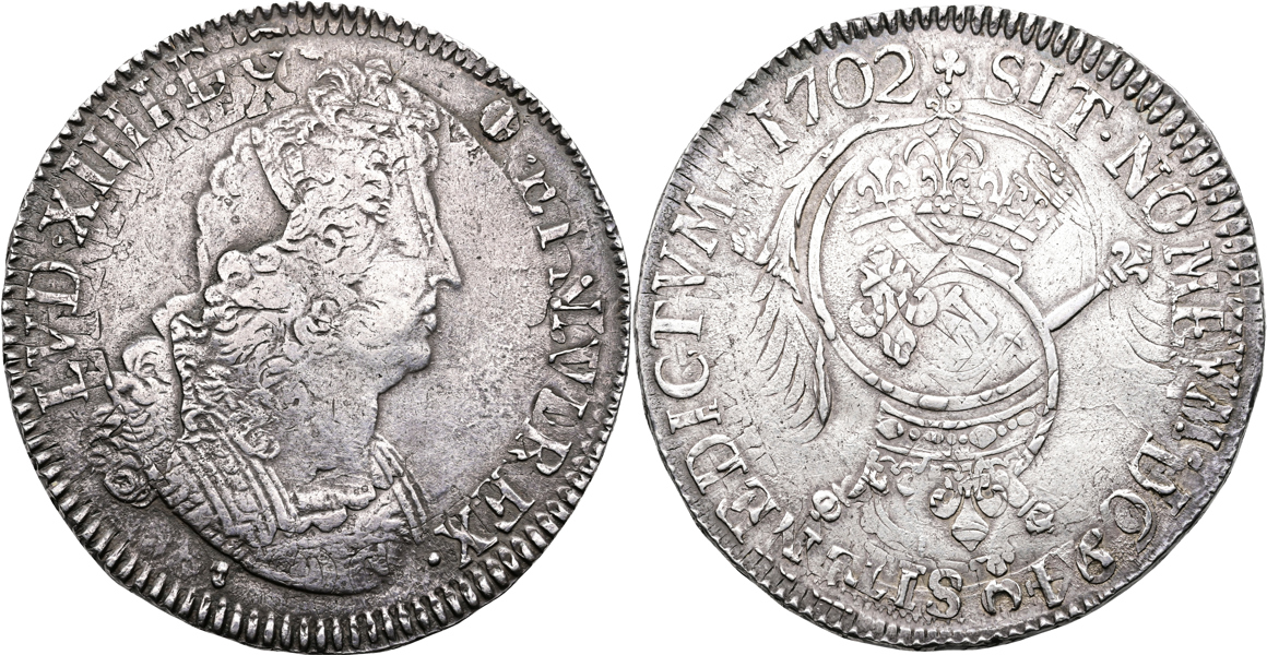 FRANKRIKE/FRANCE. Ecu 1702