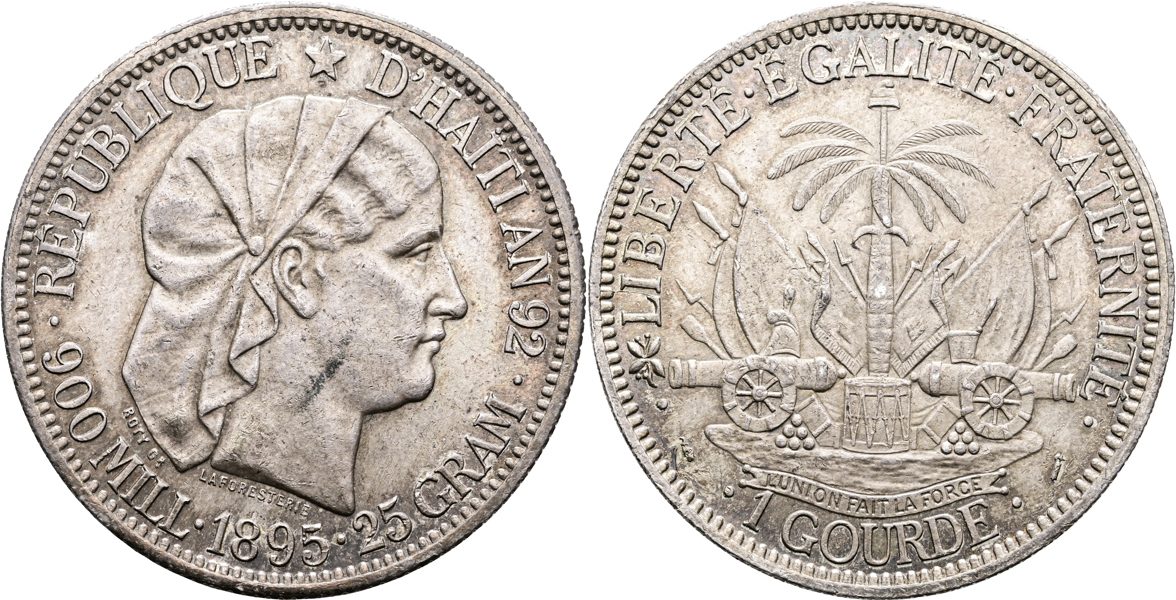 HAITI. Gourde 1895