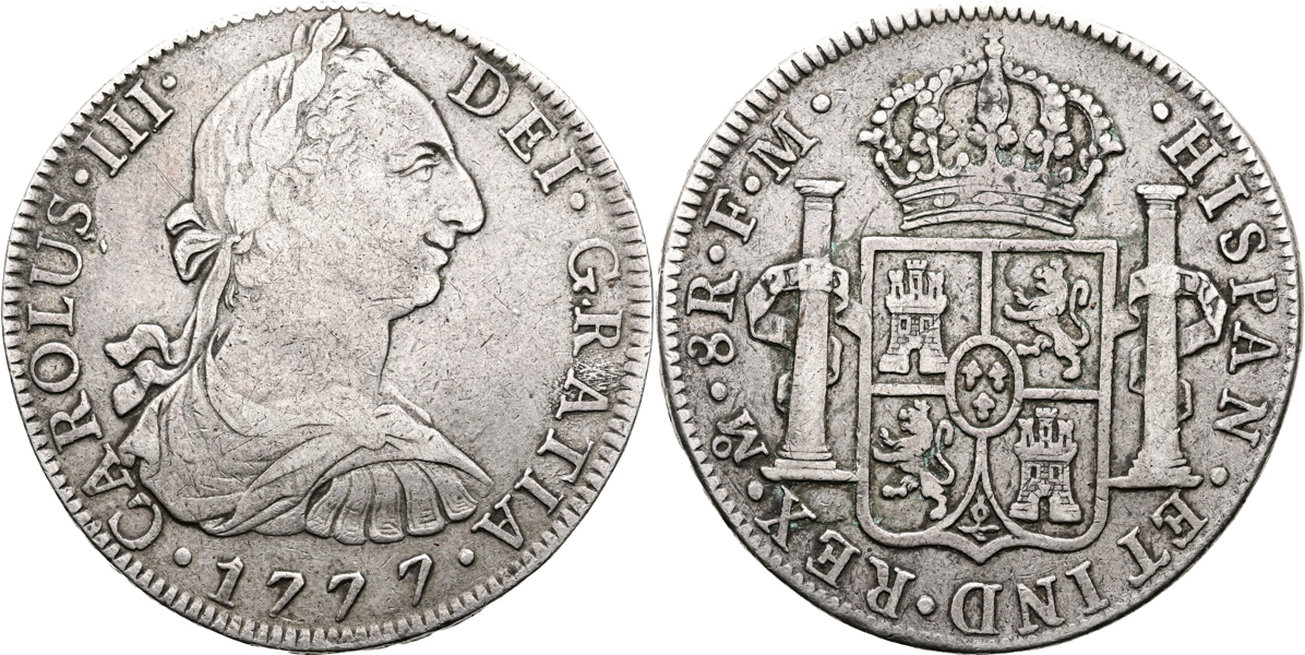 MEXIKO/MEXICO. 8 reales 1777