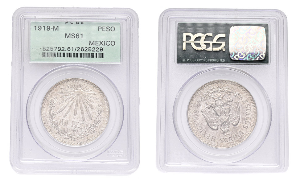MEXIKO/MEXICO. Peso 1919