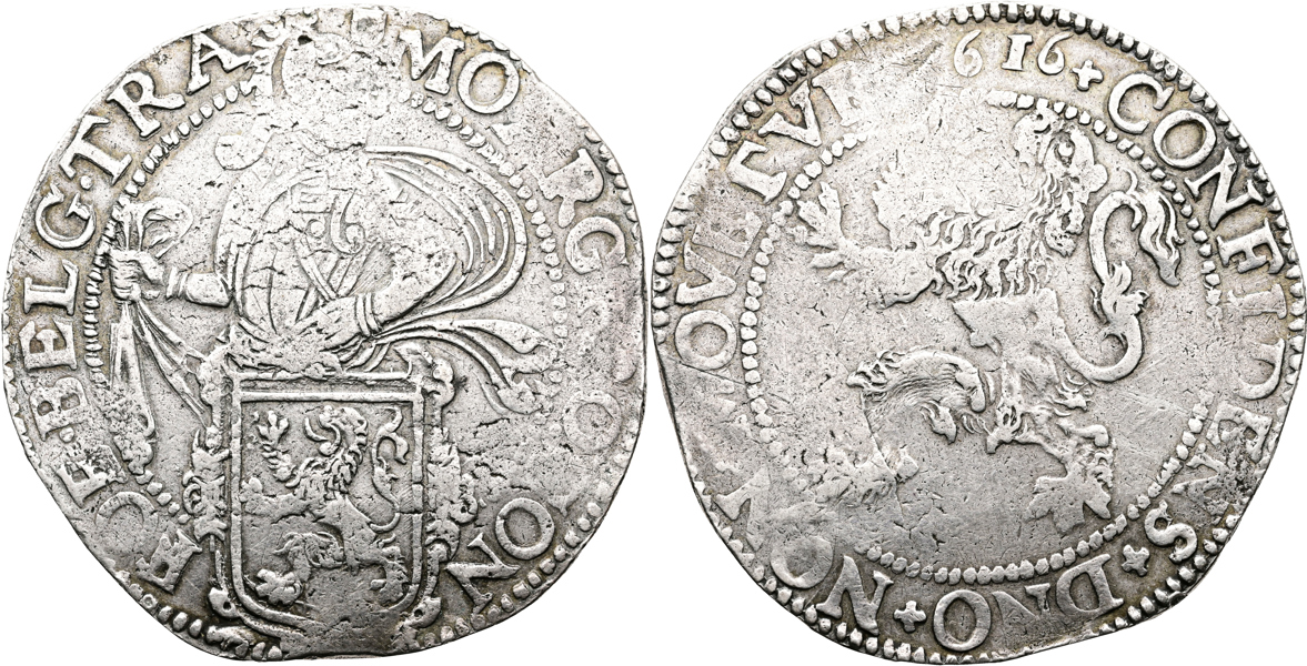 NEDERLÄNDERNA/THE NETHERLANDS. Leeuwendaalder 1616