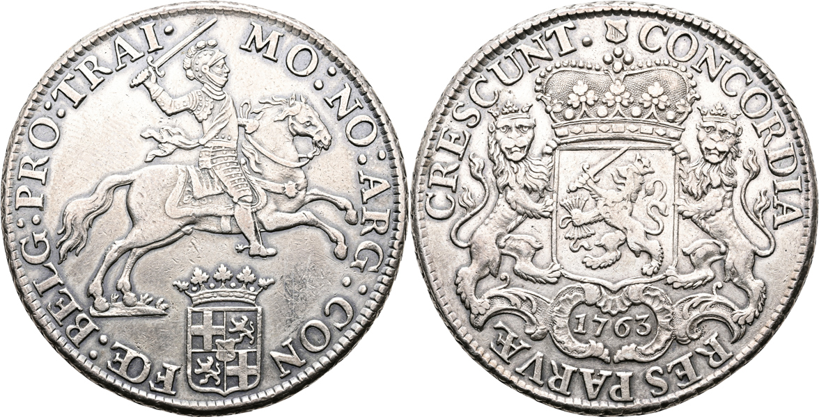 NEDERLÄNDERNA/THE NETHERLANDS. Ducaton 1763