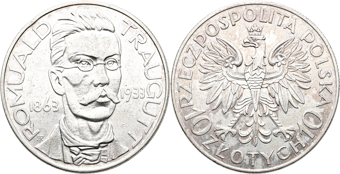POLEN/POLAND. 10 zloty 1933