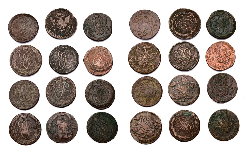 RYSSLAND/RUSSIA. Lot of 12