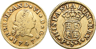 SPANIEN/SPAIN. 1/2 escudo 1747