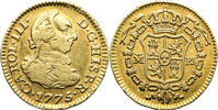SPANIEN/SPAIN. 1/2 escudo 1775