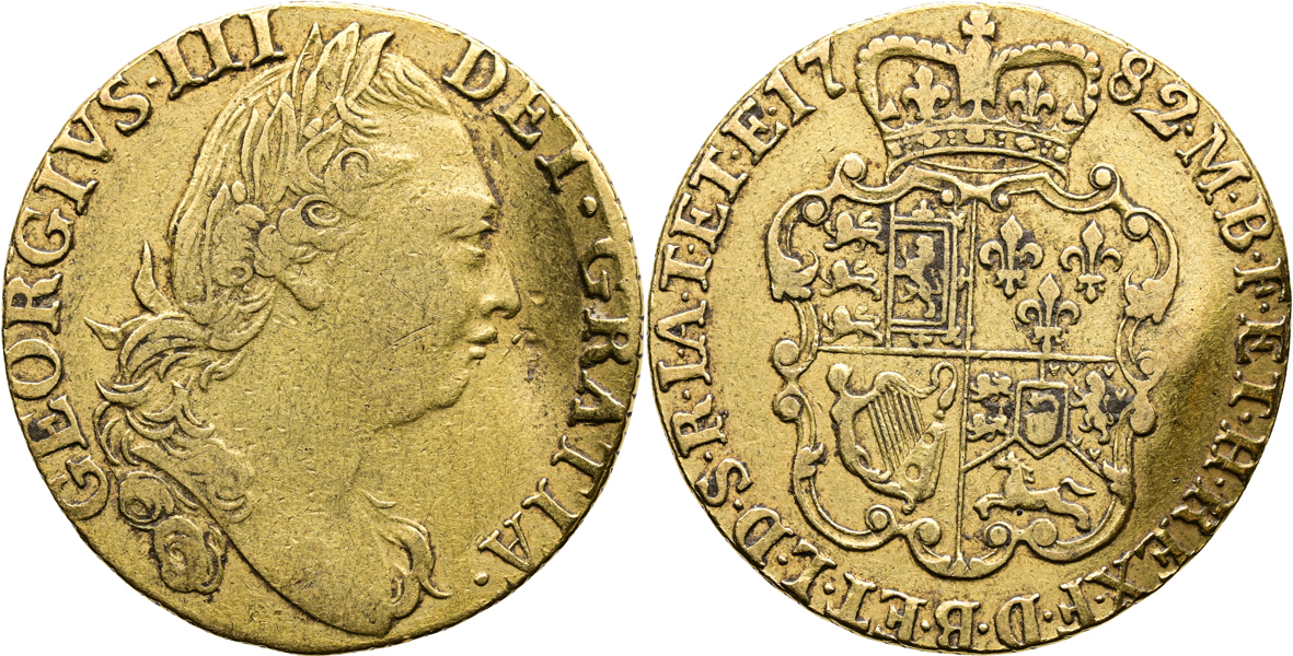 STORBRITANNIEN/GREAT BRITAIN. Guinea 1782