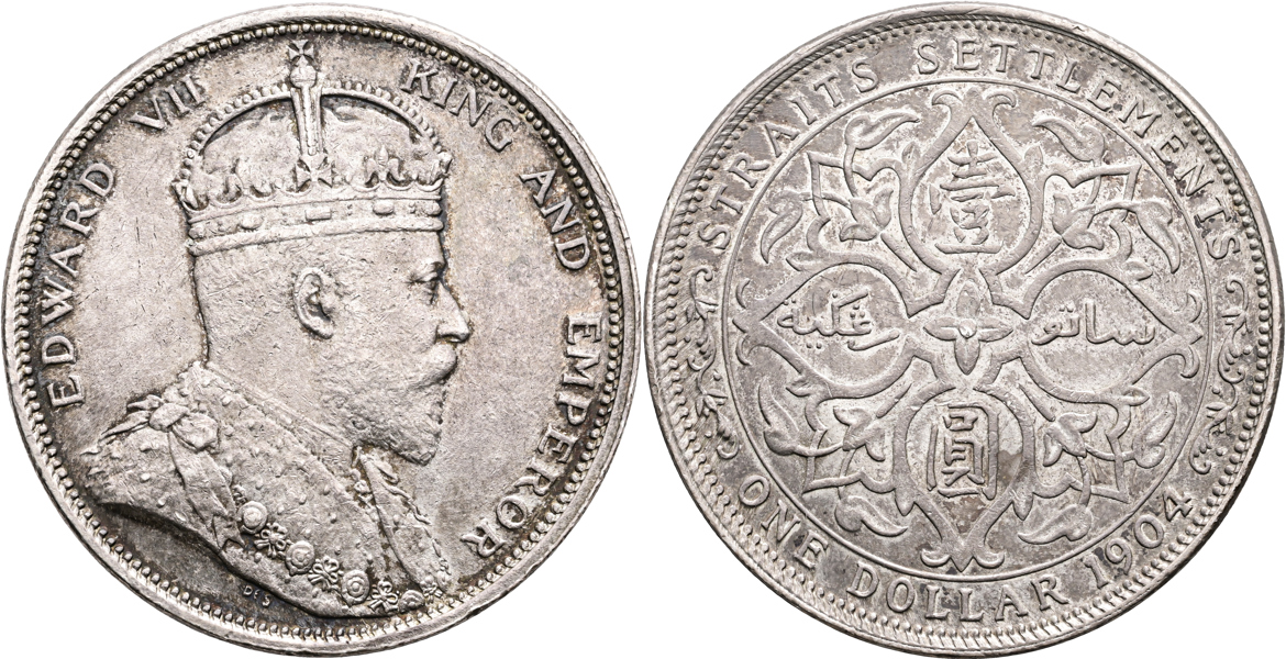 STRAITS SETTLEMENTS. Dollar 1904
