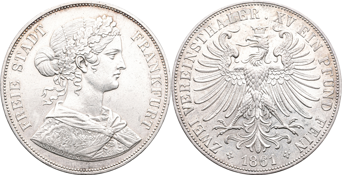 TYSKLAND/GERMANY. 2 taler 1845