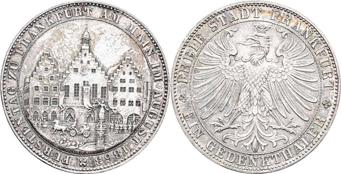 TYSKLAND/GERMANY. Vereinstaler 1863