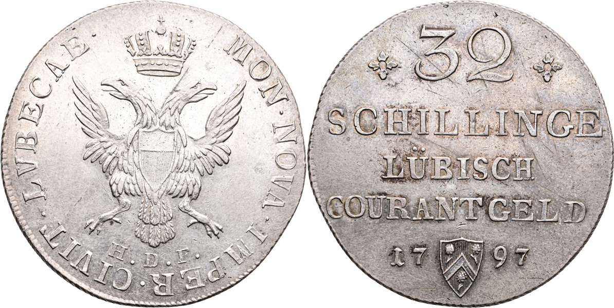 TYSKLAND/GERMANY. 32 schilling 1797