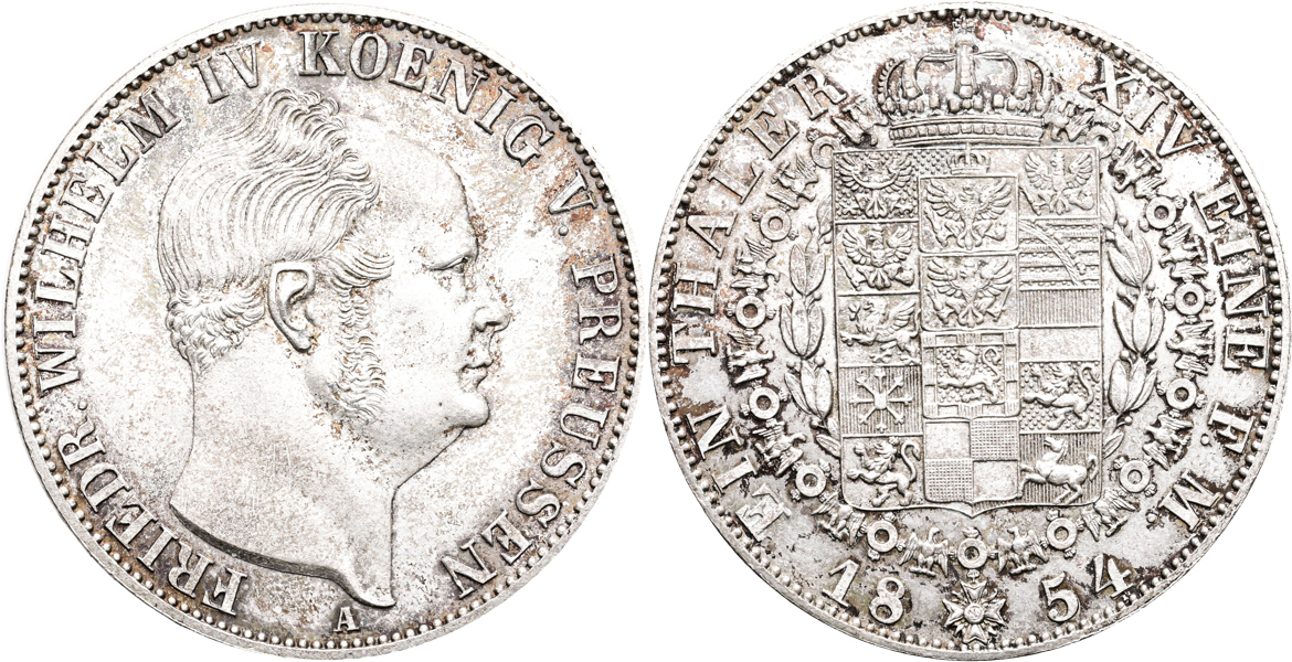 TYSKLAND/GERMANY. Taler 1854