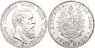 TYSKLAND/GERMANY. 5 mark 1888