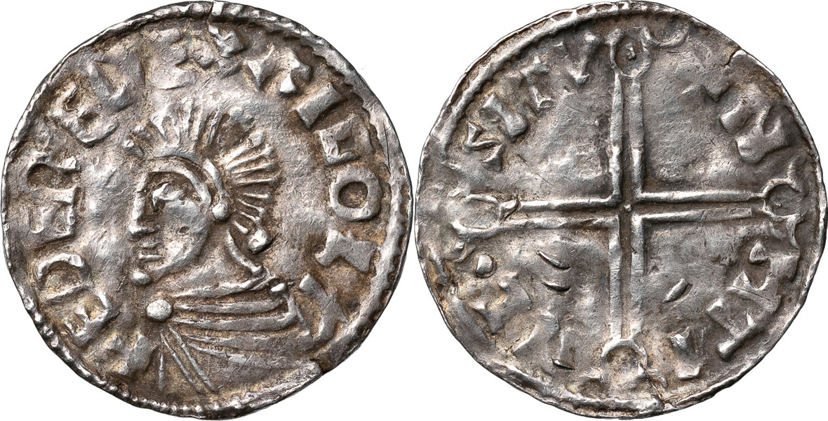 OLOF SKÖTKONUNG (CA 995-1022). SIGTUNA. Penning